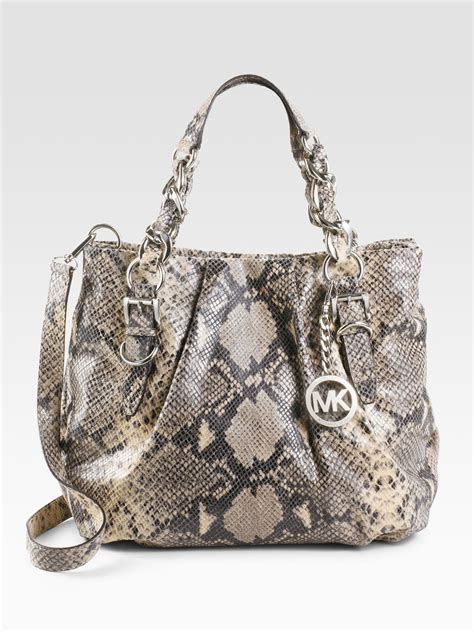 michael kors python purse with lucite link handle|Best 25+ Deals for Michael Kors Python Handbag .